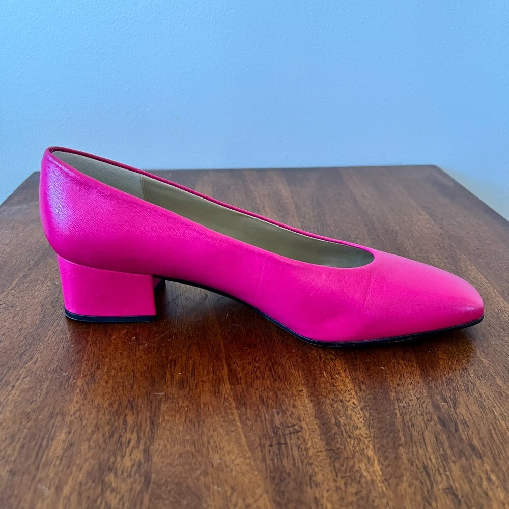 Liz Claiborne Pink Leather Heels - Picture 3 of 13